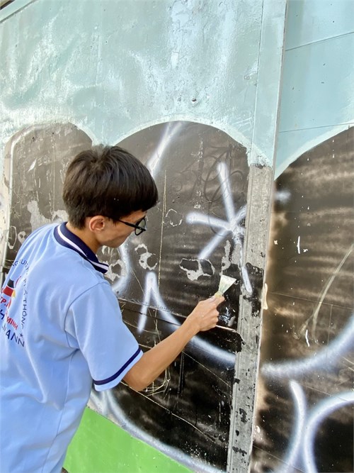 Tường xinh đón Tết